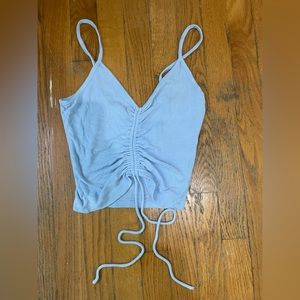 Light Blue Tie Tank Top
